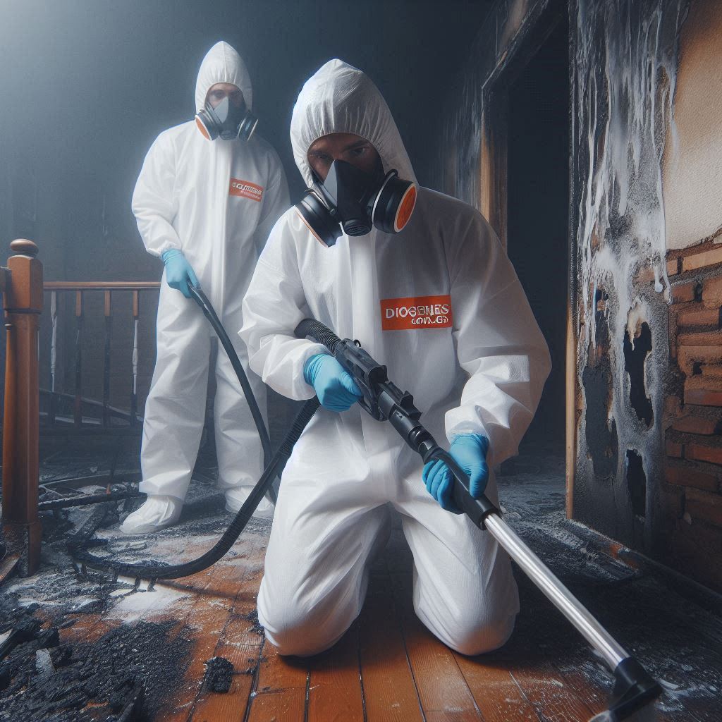 Limpieza completa post incendio en Sant Andreu de la Barca