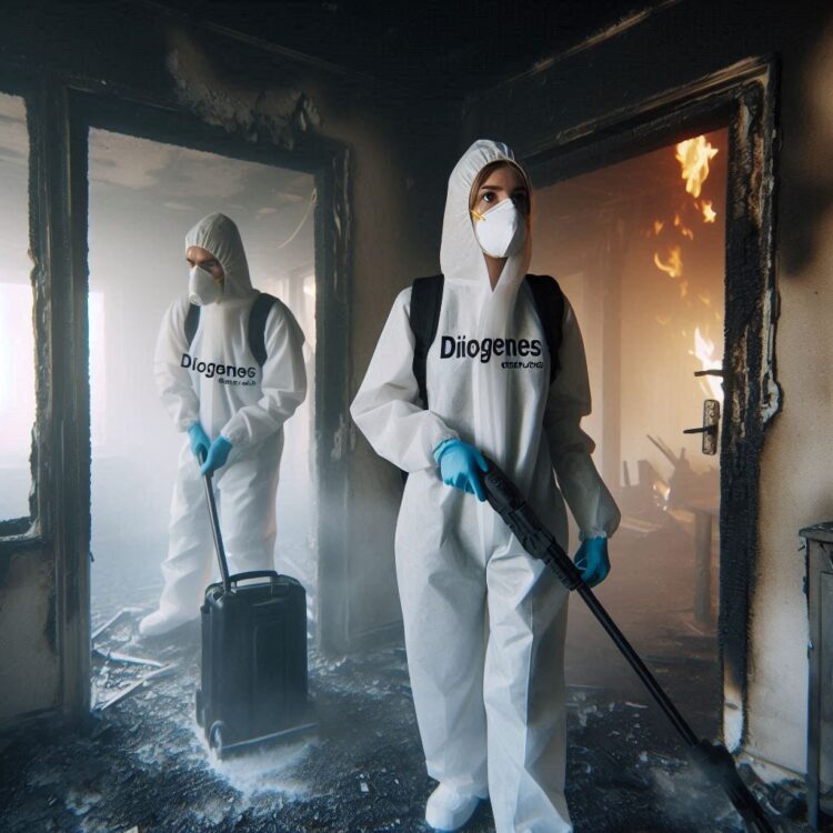 Limpieza completa post incendio en Sant Quirze del Vallès