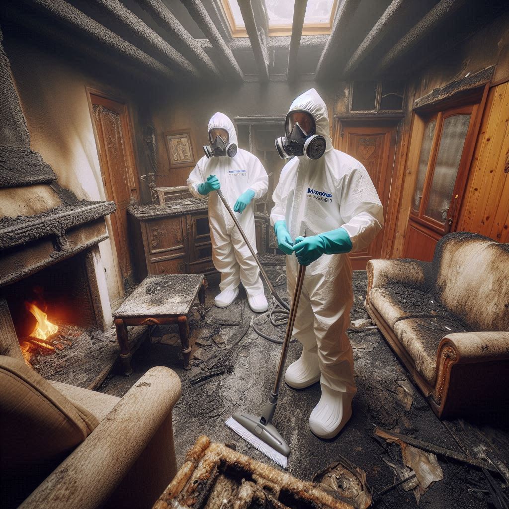 Limpieza completa y restauración post incendio en Sant Feliu de Llobregat