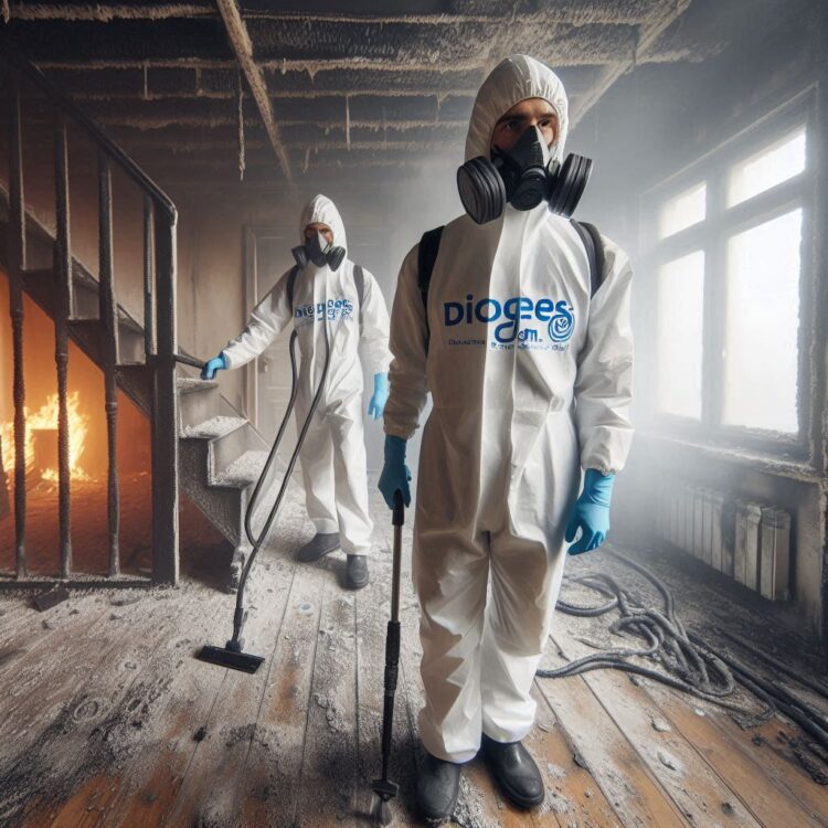Limpieza profesional post incendio en Manlleu
